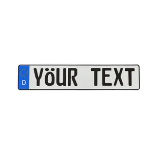 Custom European License Plate Custom European License Plate