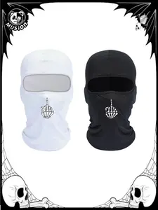 Mulsion Balaclava Fashion Print Design, Breathable Headwear for Riding & Outdoor Sports, All-Season Casual Style