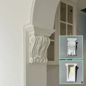 PU Beam Support Column Replica Gypsum Material, Polyurethane Foam Lightweight Building Decorative Item Wall Molding, Home Renovation Construction Supplies