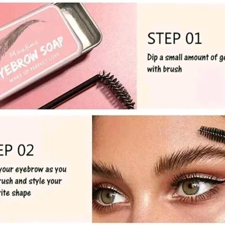 Eyebrown soap makeup