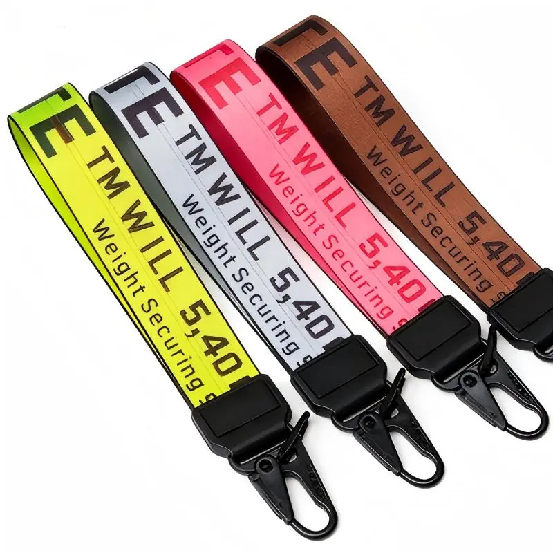 Woven Fabric Keychain Lanyard for Women, Short Vintage Geometric Wrist Strap, Auspicious Key Holder for Car Keys, Christmas, Birthday & Anniversary Gift, Daily Carry Stylish, Engagement