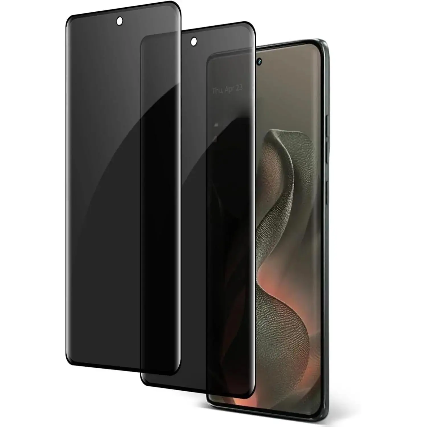 [2 Pack] Moto Edge 2025 Privacy Screen Protector, 9H Tempered Glass, Bubble Free, HD Clear, Anti-Scratch, Anti-Spy Film for Motorola Edge 2025 5G Glass Screen Protector
