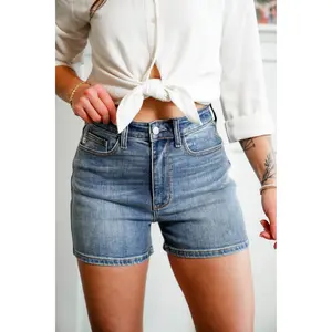 Judy Blue Medium Wash Slim Shorts