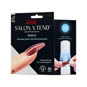 KISS Salon X-tend LED Soft Gel Starter Kit System - Fiat
