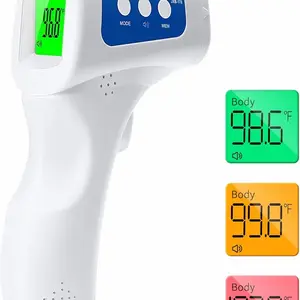 Berrcom Digital Non-Contact Infrared Forehead Thermometer, 3-in-1 Healthcare Temperature Gun for Kids, Adults for Fever Detection