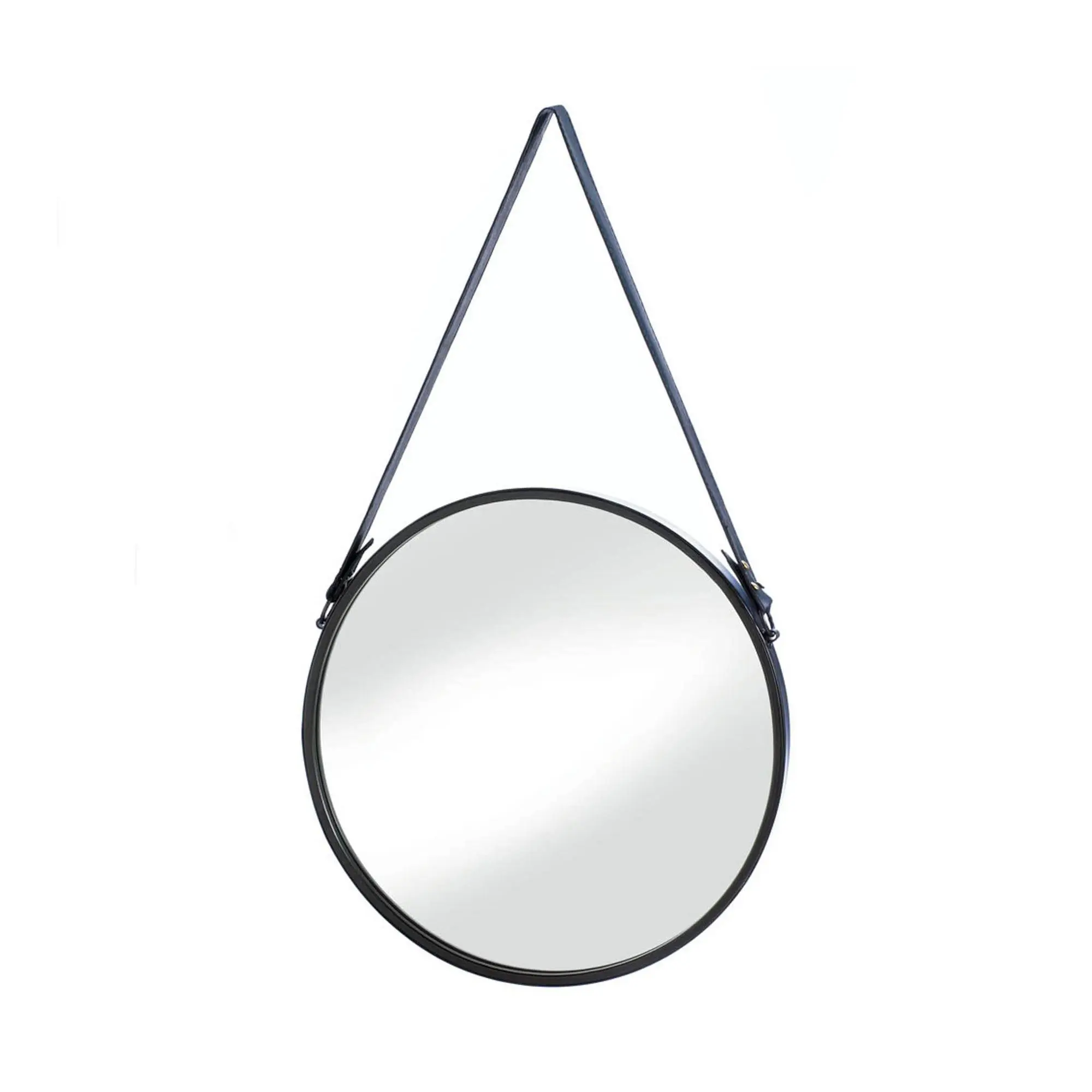 Zingz & Thingz Hanging Mirror with Faux LeatherStrap