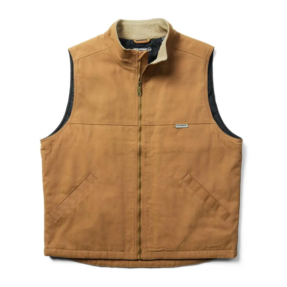 Wolverine Sherpa Collar Vest - Whiskey