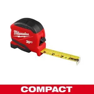 Milwaukee 48-22-1730 30ft Compact Tape Measure