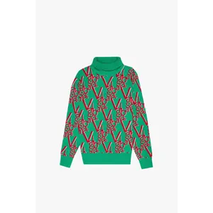 "ELYSIAN" TURTLE NECK HOLIDAY EVER GREEN