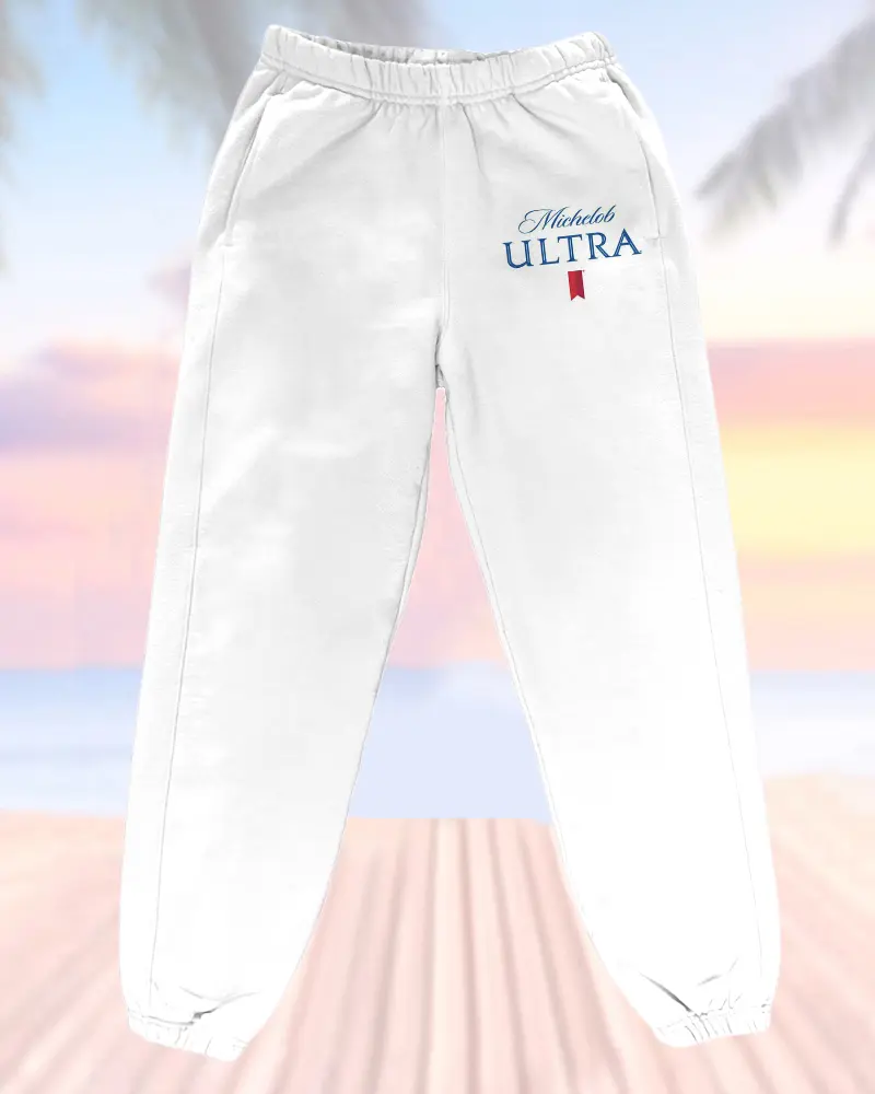 Vintage Michelob Ultra Beer Drink Sweatpants, Jogger Pants For Beer Lovers, Unisex Streetwear Joggers, Casual Pants, All Seasons