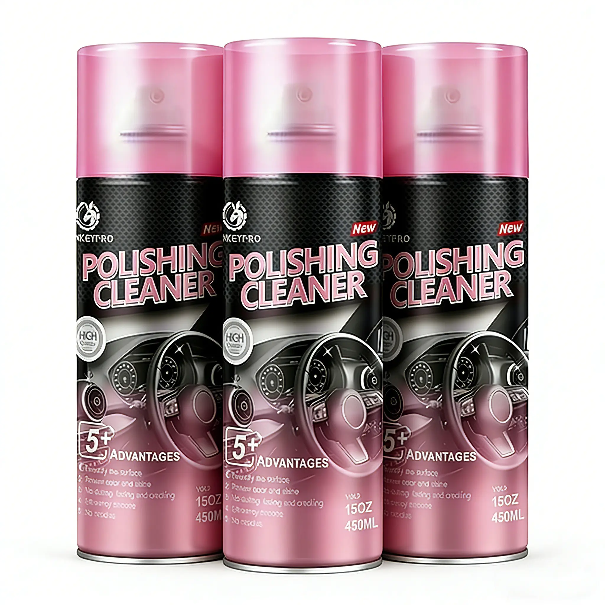 DONKEYPRO 15 oz Quick Detailer Spray - Polishing, Coating, Anti-Aging & UV Protection Car Cleaning Agent, Interior Detailing Products, Auto Accessories for Easy Maintenance, Car Detailing Products