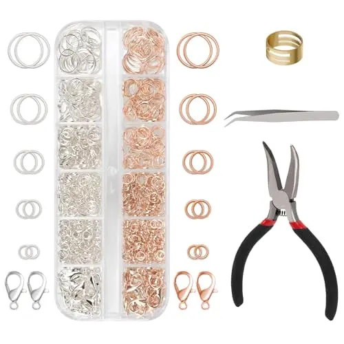 Shiny Silver & Rose Gold