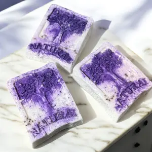 Donkey Milk Soap Bar with Lavender Peppermint & Rice Soap 2 oz - Soft, Creamy, Sensitive Skin Friendly, Mood Lifting Ritual Soap. Limited stock!!!