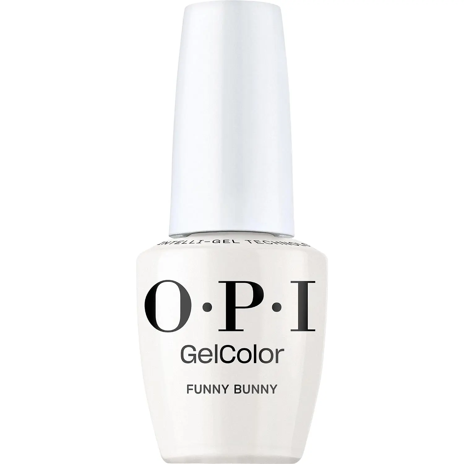 OPI GelColor LED Cure Gel Nail Polish GCH22 Funny Bunny | White, Gray & Black Shades | Salon-Quality Shine, Long-Lasting Wear | Easily Soak Off Removal | Vegan & HEMA Free | 0.5 Fl Oz