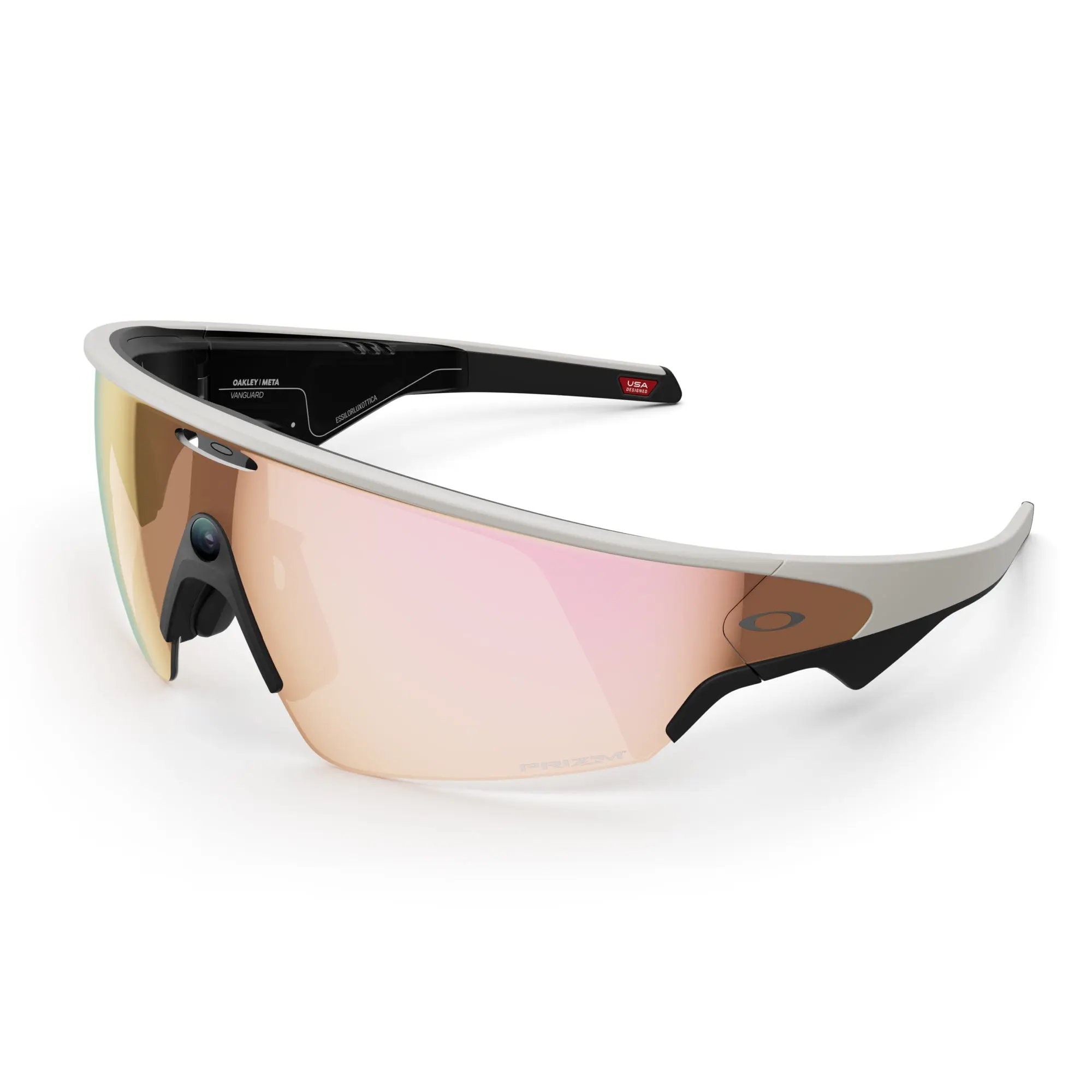 Oakley Meta Vanguard White Prizm™ Rose Gold Lens Oakley Meta Vanguard White Prizm™ Rose Gold Lens