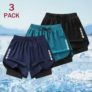 Men's Side Full-Zip Parachute Shorts, Functional Menswear Activewear with Mesh Paneling, Lightweight Smooth Windproof Quick-Drying Skin-Friendly Breathable Athletic Fabric for Sweat Buildup Prevention & Moisture Wicking Cool Feel