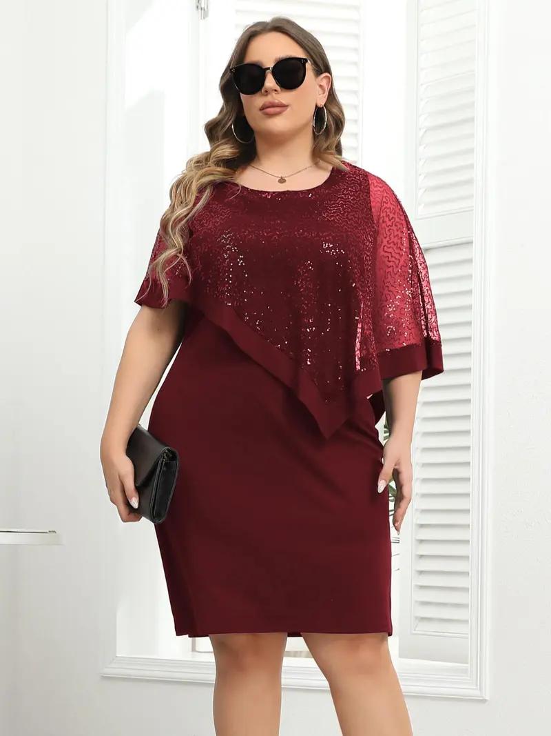 crew neck plus size graduation dress Sentmoon Tank Dress Cute Summer Dresses Loose Fit Plus Size 2026 Solid  Color Sleeveless Crew Neck Conservative Dress for Daily and Commute XL-5XL