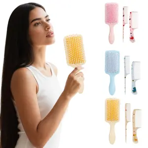 3-Piece Cute Horse Comb Set, Air Cushion Massage Hair Brush, Soft Buffer Smooths Hair, Volumizing Anti-Frizz, Daily High-Style Hair Care