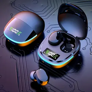 Wireless Earbuds with LED Digital Power Display – IPX4 Waterproof, Bluetooth 5.3, Auto Pairing, RGB Breathing Light for Sports & Daily Use