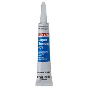 Loctite  20g 409 Super Bonder Instant Cyanoacrylate Adhesive Gel, Clear