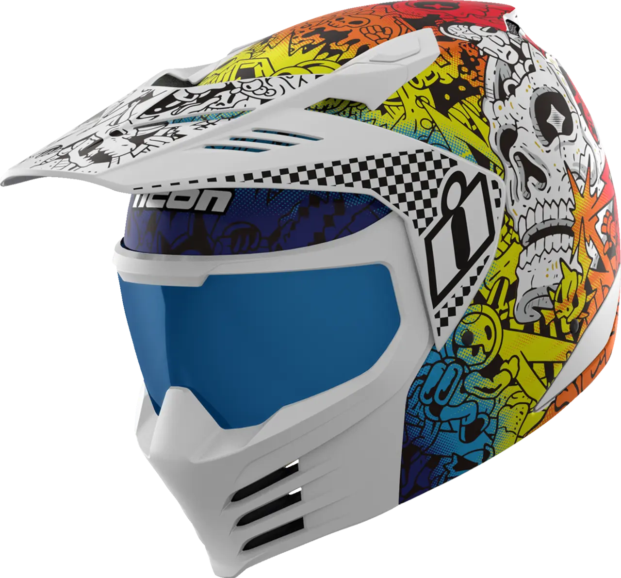 Icon Elsinore Doodle 3 Modular Helmet