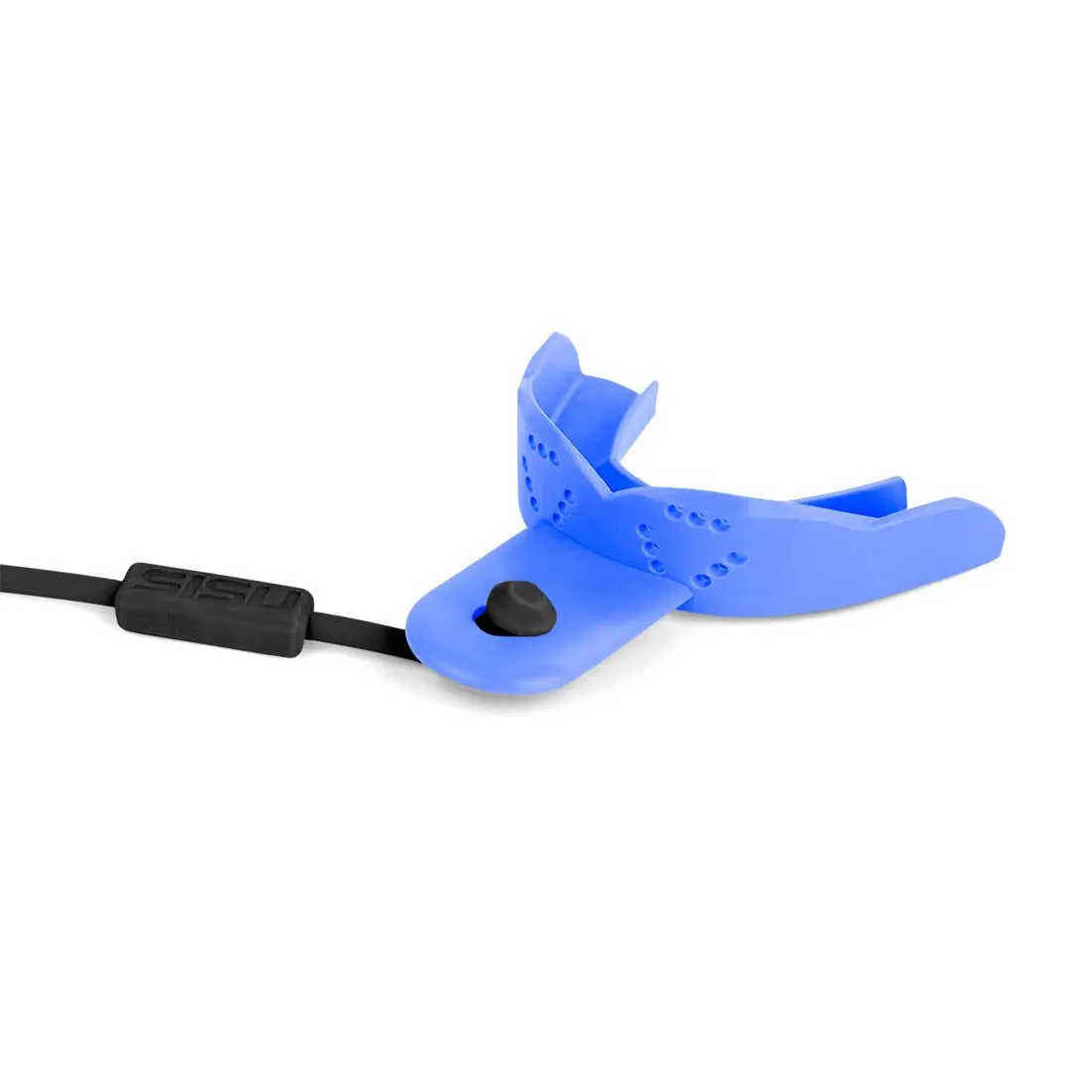 Tether Lacrosse Mouthguard with Quick Release Safety, Pre-Formed Guard Featuring Varied Thickness for Effortless Sports Protection, Tether Attached, Lacrosse Play