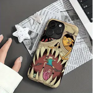 Adventure Time 2-in-1 Phone Case with Matte Finish and Anti-Shock Protection, For iPhone 17 16 15 14 13 12 11 PRO MAX PLUS AIR and 16E 17 AIR Series, Pro and Max. Ideal Gift for Friends in Line with Current Fashion Trends.