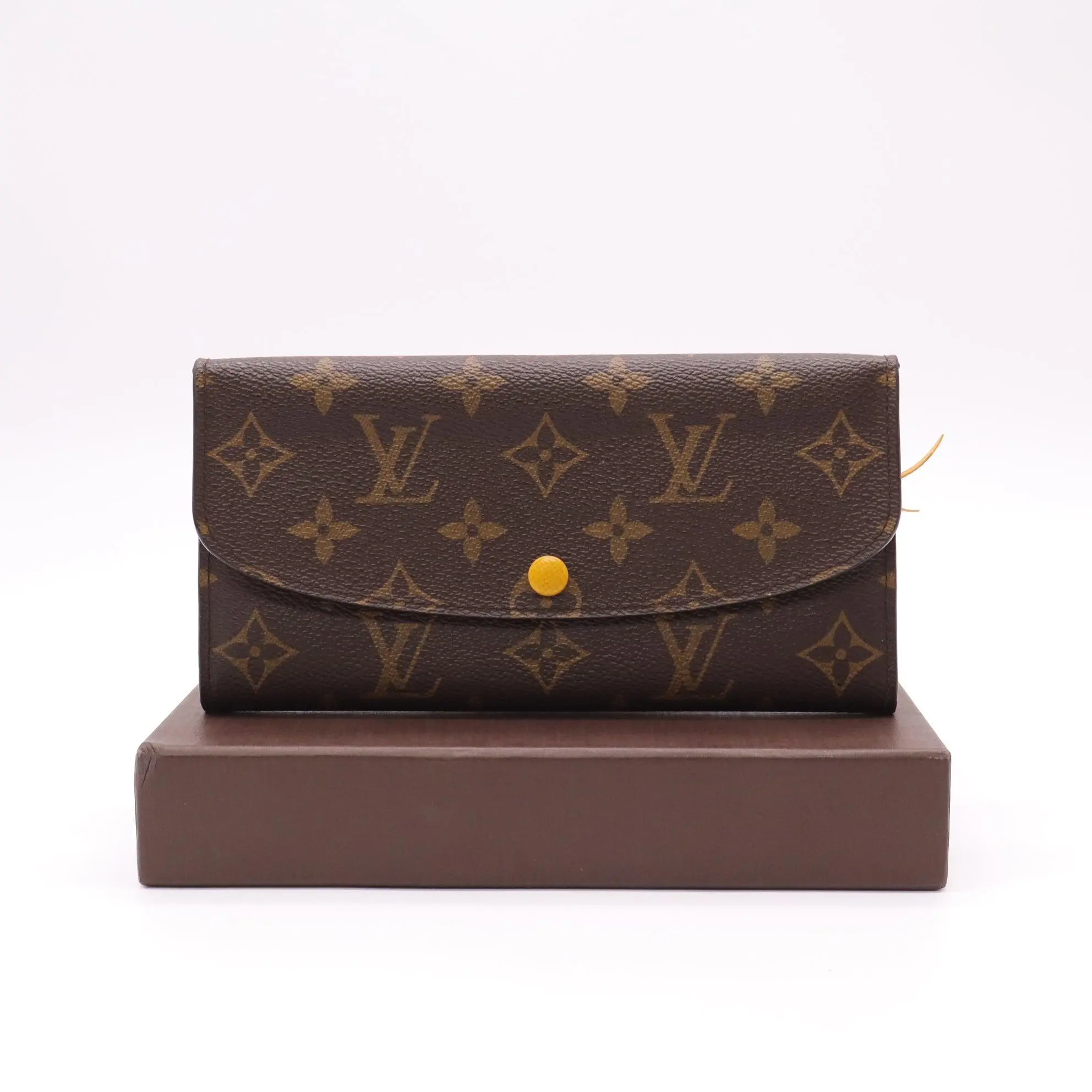 Pre-owned Louis Vuitton Leather Small Leather Goods Emilie Wallet W21984