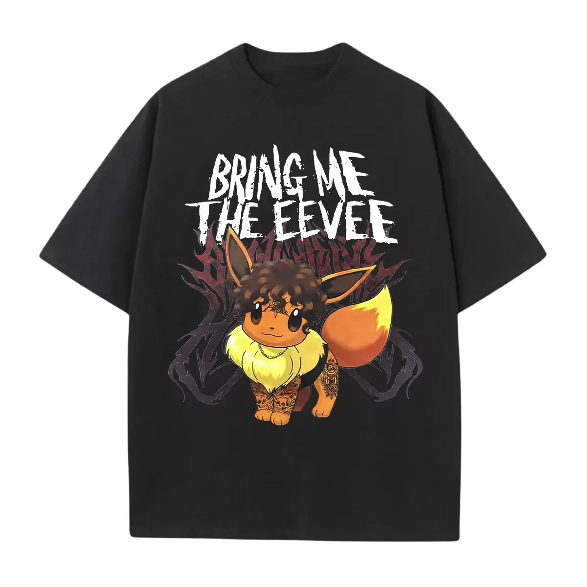 Bring Me The Eevee T-shirt & Sweatshirt, Pocket Monsters Graphic Tee, Y2k Vintage Oversized Unisex Streetwear, Anime Gifts for Him Her