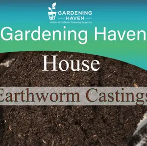 Gardening Haven House Earthworm Castings for Enhanced Soil Fertility and Plant Growth