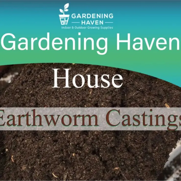 Gardening Haven House Earthworm Castings for Enhanced Soil Fertility and Plant Growth