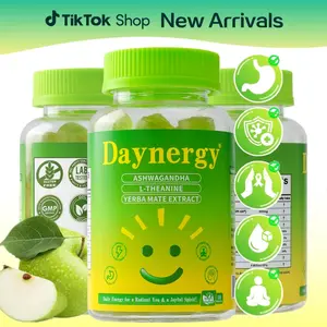 Zero Sugar Instant Boost Energy Gummies - Supports Cortisol Balance & Calming Stress for Mood, with Vitamin B12 and Probiotics To Address Bloating, Ashwagandha & L-Theanine, Vitamin B gummies. Gluten-Free, Vegan, Non-GMO & Gelatin-Free