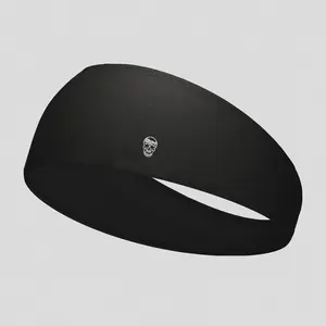 Running Headband - Unisex Four-Way Stretch Running Headband with Breathable and Non-Slip Features, Reflective Logo for Low-Light Runs