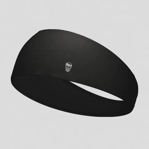 Running Headband - Unisex Four-Way Stretch Running Headband with Breathable and Non-Slip Features, Reflective Logo for Low-Light Runs