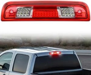 Nilight Third Brake Light High Mount 3rd Brake Stop Reverse Cargo LED Lights Red Shell Compatible with Chevy Silverado GMC Sierra 1500 2500 3500HD 2014 2015 2016 2017 2018 Pickup Truck