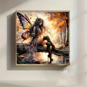 New product launch, Available in sizes: 30x30cm/11.8x11.8in, 40x40cm/15.75x15.75in, Adult diamond painting set, Diamond painting kit, mosaic handicraft, suitable for beginners, gemstone handcrafting, round diamonds, full-diamond art paintings