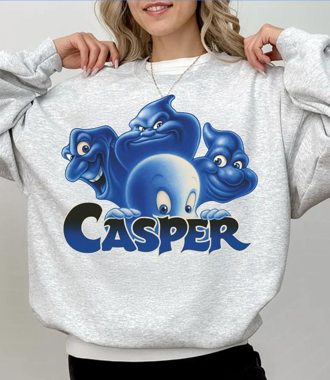 Casper And Freind Sweatshirt, Ghostly Family Comedy Tee, 90s Movie Fan Shirt, Softstyle Graphic Tee, Halloween Costume, Pop Culture