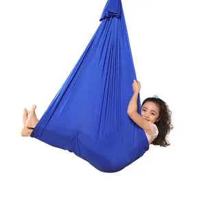 Aerial Yoga Hammock Soft Comfortable Fabric, Adjustable Hanging System, Portable Lightweight, Home & Studio Use, Durable Hammock