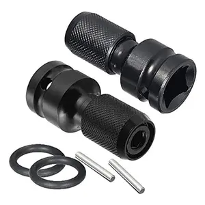 1pcs  or  2pcs 1/2 Inch Square Drive to 1/4 Inch Hex Socket Adapter Converter Chuck Adapter for Impact Air and Electric Wrench