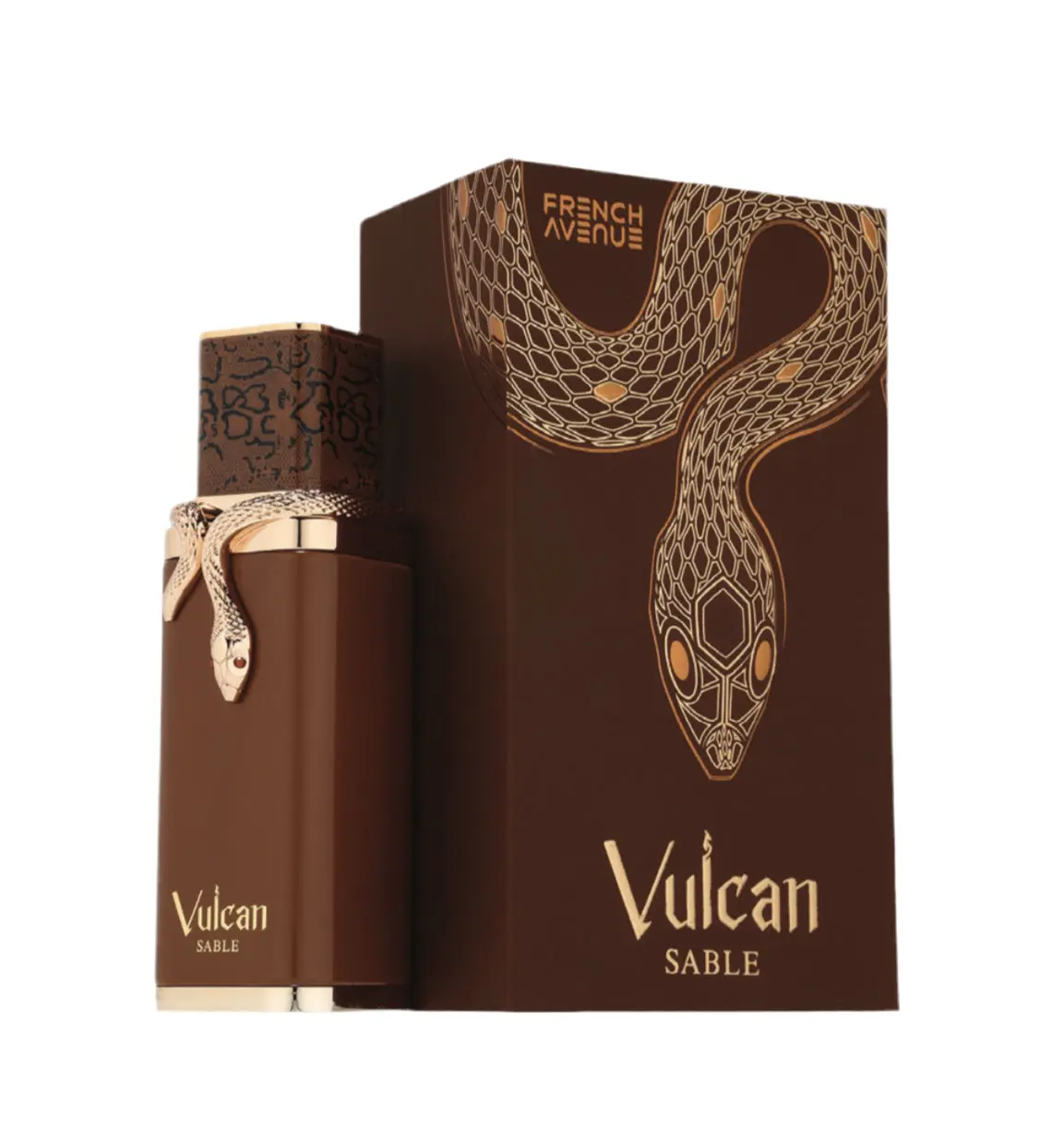 Vulcan Sable EDP Perfume by French Avenue - Unisex Ambery Vanilla Fragrance Inspired by Sand Dance Orange Mandarin