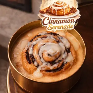 Cinnamon Serenade Wickless Candle - Rich Cinnamon Flavor for Cozy Atmosphere