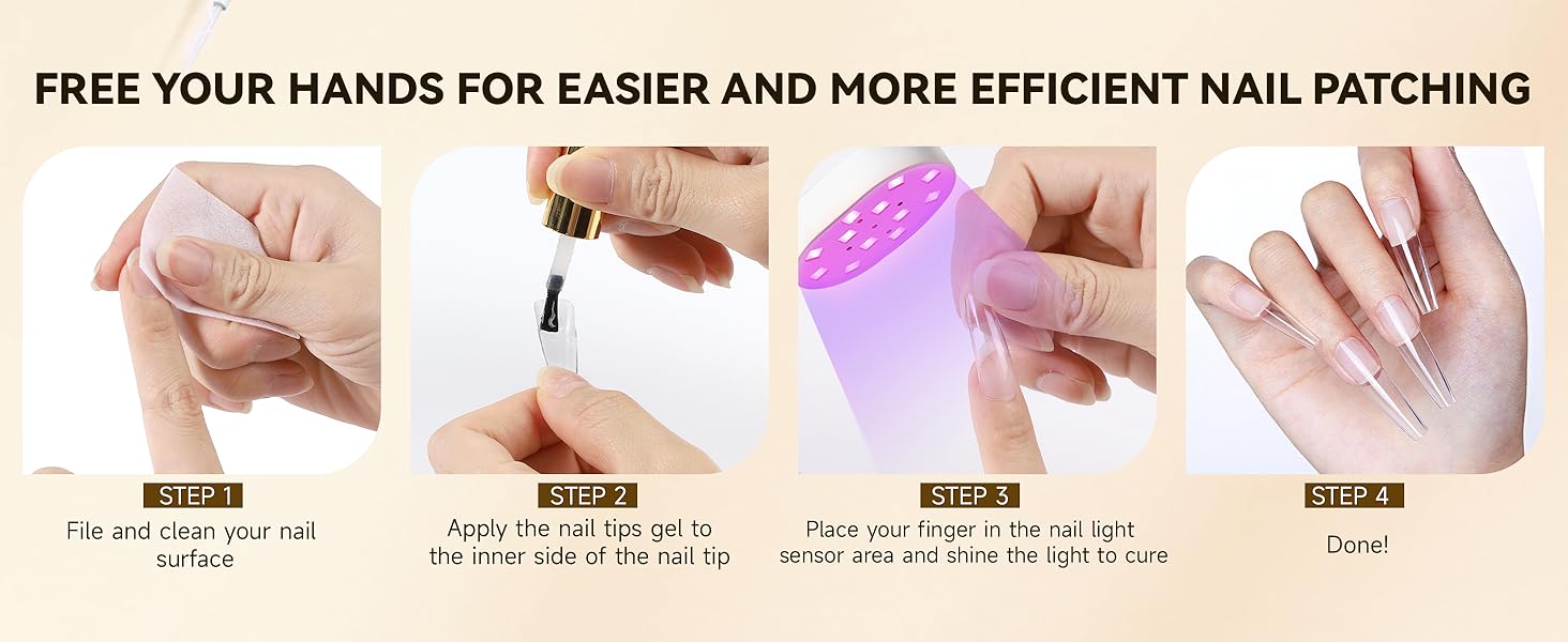 Nail Lamp, Gooseneck Mini U V Light for Gel Nails, 36W Rechargeable LED Flash Cure Lamps with 4 Timers & Auto Sensor, Quick Dry Professional Nail Dryer for Salon Home DIY Use, White