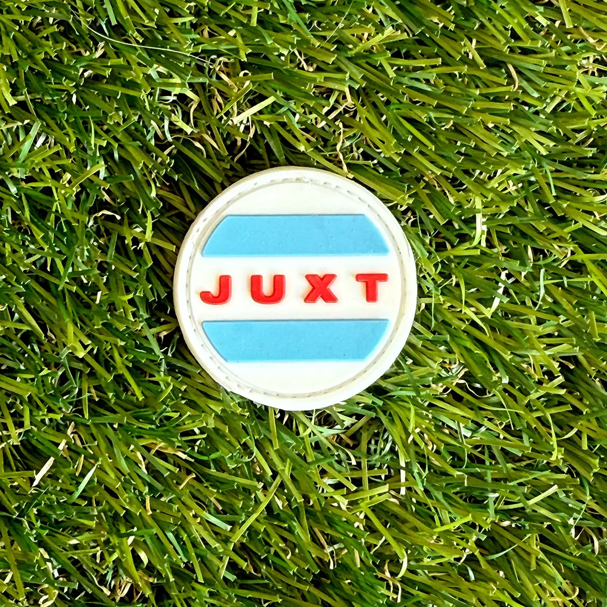 JUXTCAGO 3D Raised Face Golf Morale Patch - Velcro Hook Backing, Textured Premium Quality, Instant Attach, Ideal for Golf Course Embroidery & Sewing Supplies