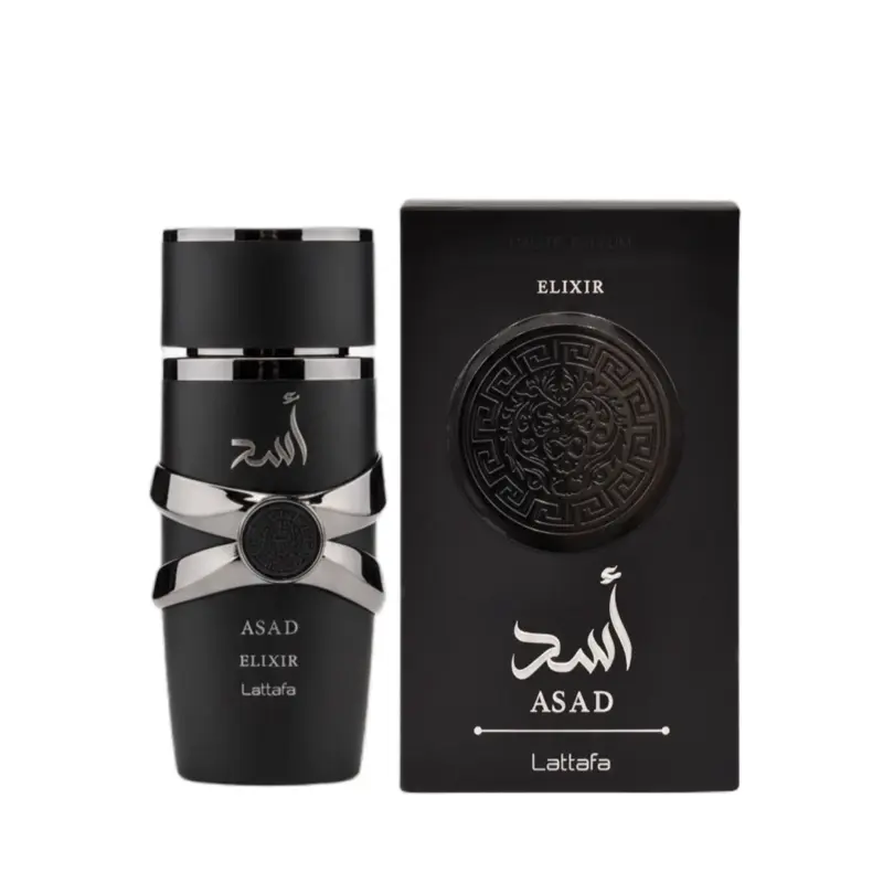 Lattafa Asad Elixir EDP 100ml Spray Arabian Fragrance Aromatic Woody Fragrance Cedarwood Fragrance