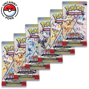 Prismatic Evolutions Booster Pack, Random Pack Art, 1 pack, loose prismatic evolution Pokemon