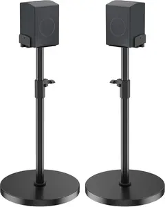Floor Speaker Stands for Samsung Rear Speaker Stands - Height Adjustable Extend 29” to 37.5” Surround Sound Speaker Stand for Samsung HW-Q990F/HW-Q990D/HW-Q990C/HW-Q930F Rear Speakers Up to 30Lbs