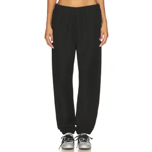 Champion Essentials Reverse Weave Cinched Bottom Sweatpant in Black