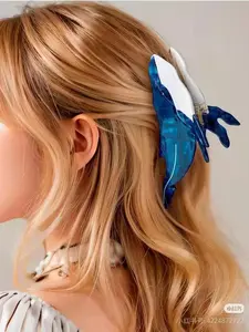 Ocean Series Blue Whale Hair Clip, High-End Style Shark Clips, Whale Headpiece, New Fashion Hair Accessories, Barrettes Hair Clips, Octopus Clips