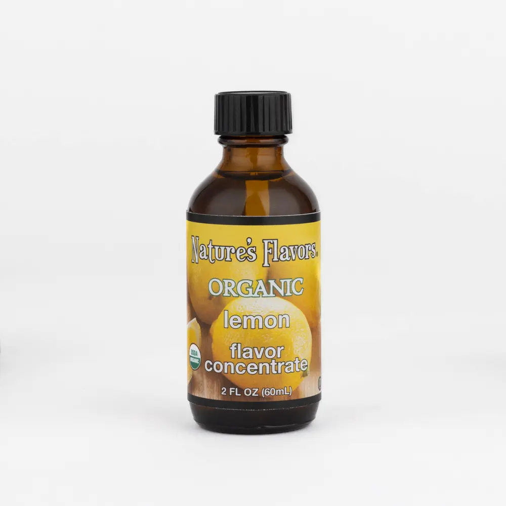Lemon Flavor Extract, Organic for Baking, Beverages and More Strawberry Cream