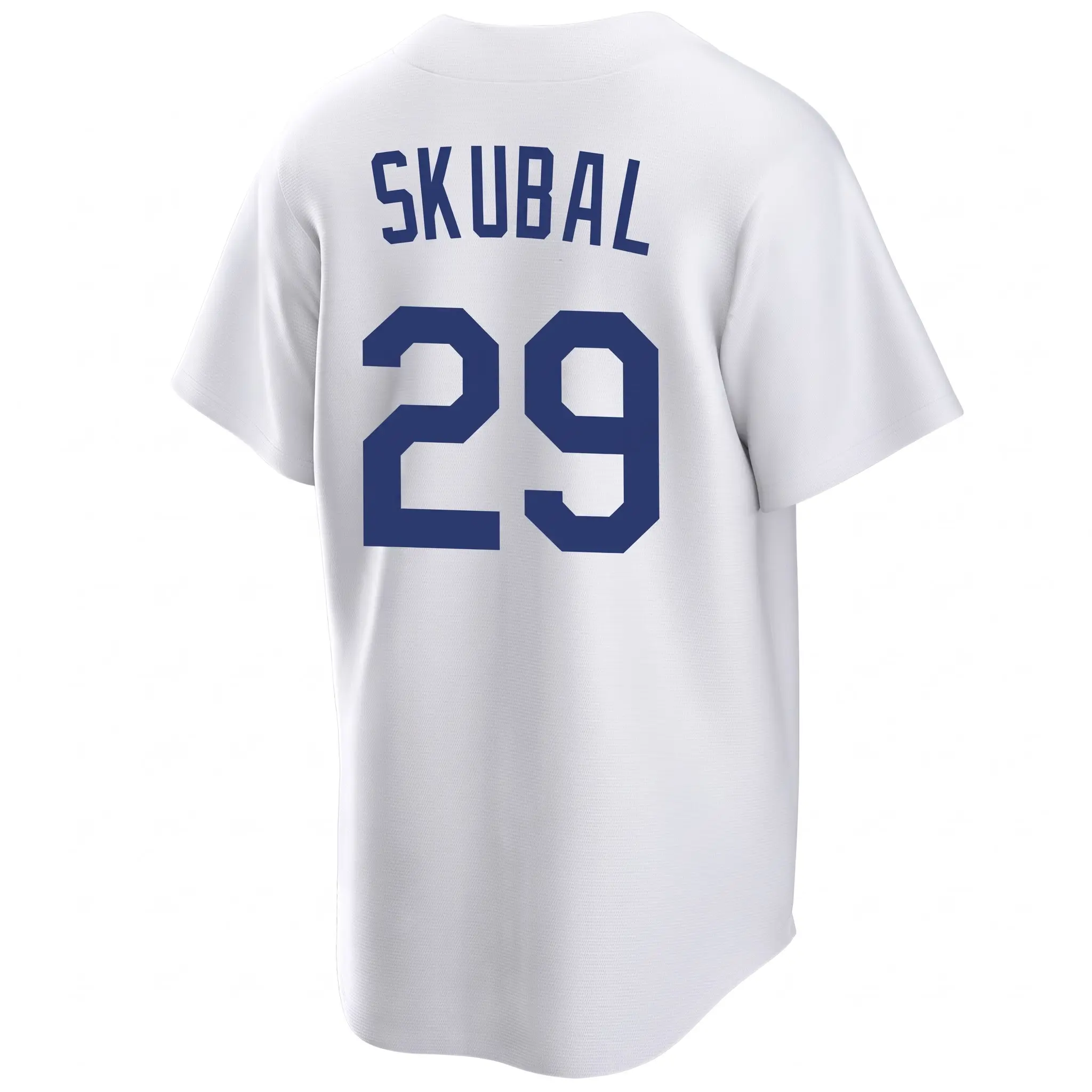Los Angeles Retro Baseball Jersey, White Button Up Sports Shirt, Number 29 Fan Edition for Men Women, White Baseball Jersey Apparel